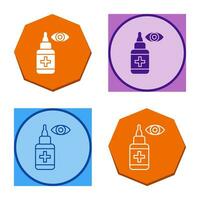 Eye Drop Vector Icon