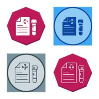 Blood Test Vector Icon