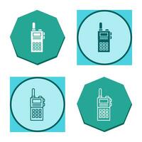 Walkie Talkie Vector Icon