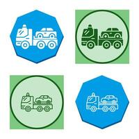 Tow Truck Vector Icon