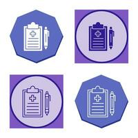 Medical Record Vector Icon