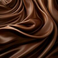 Chocolate background. Closeup of chocolate texture. 3d rendering. ai generated pro photo