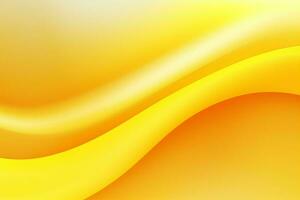 abstract yellow wavy silk background with some smooth lines in it. ai generated pro photo