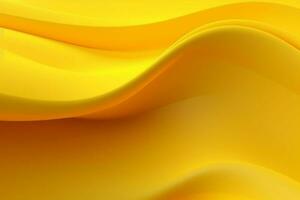 abstract yellow wavy silk background with some smooth lines in it. ai generated pro photo