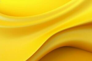 resumen amarillo ondulado seda antecedentes con algunos suave líneas en él. ai generado Pro foto