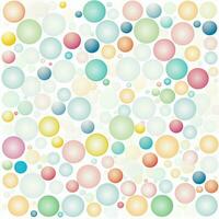 abstract background with colorful circles. abstract background with multicolored circles in retro style. ai generated photo