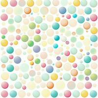 abstract background with colorful circles. abstract background with multicolored circles in retro style. ai generated photo