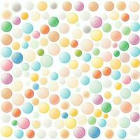 abstract background with colorful circles. abstract background with multicolored circles in retro style. ai generated photo