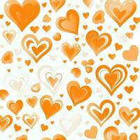 Hearts pattern background design. ai generated free photo