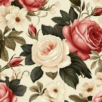 rose flower background design, red roses on black background. ai generated free photo