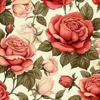 rose flower background design, red roses on black background. ai generated free photo