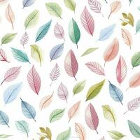 colorful tropical leaves background design. ai generated free photo