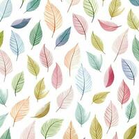 colorful tropical leaves background design. ai generated free photo