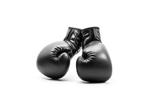 Boxing gloves with white background.Generative Ai. photo