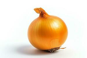 Onion isolated on white background.Generative Ai. photo