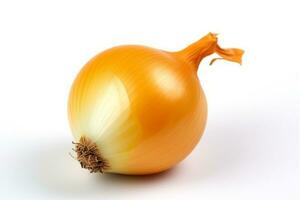 Onion isolated on white background.Generative Ai. photo