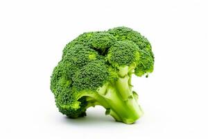 Broccoli isolated on white background.Generative Ai. photo