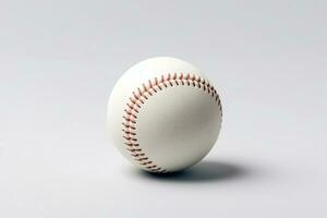 Baseball isolate on white background.Generative Ai. photo