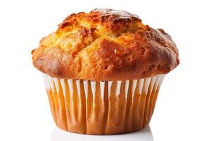 Muffin isolated on a white background photo