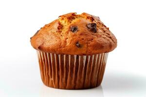 Muffin isolated on a white background photo