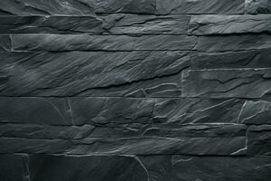 Abstract black stone texture background photo