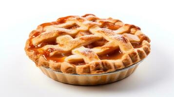 Sweet tasty apple pie photo
