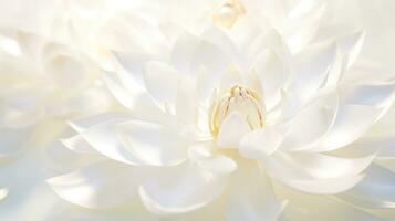 White lotus flower photo