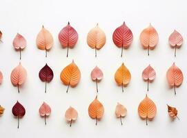 Autumn leaves collection photo