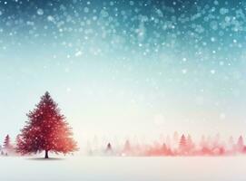 Holiday background with Christmas tree photo