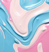 Pink and blue painted background photo