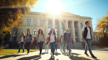 estudiantes en Universidad foto