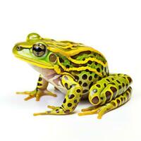 Beautiful frog isolated photo