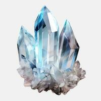 3D Crystal isolated photo