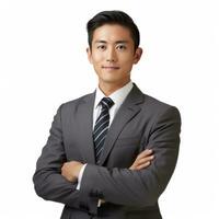 Asian businessman isolated photo