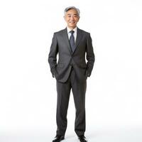 Asian businessman isolated photo