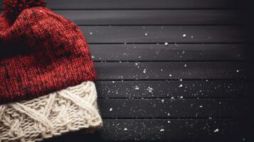 Winter cozy background photo