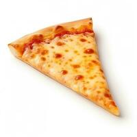 A slice of pizza isolated photo