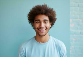 Smiling young man photo