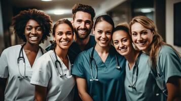 cuidado de la salud equipo trabajando juntos foto