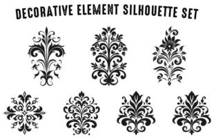 Vintage decorative design Element vector Set, Retro Decorative Design element vector clipart bundle