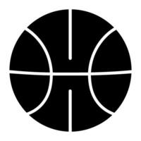 Basketball Vector Silhouette, Black Silhouette of Basketball