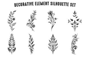 Vintage decorative design Element vector Set, Retro Decorative Design element vector clipart bundle