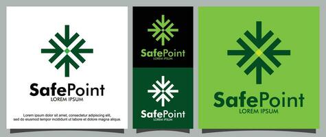 Meeting point logo template vector