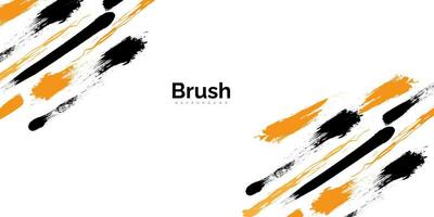 Abstract and Dynamic Brush Background. Brush Stroke Illustration for Banner, Poster or Sports Background. Scratches and Texture Elements For Design vector