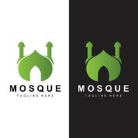 Mosque Logo Vector Symbol Illustration Design