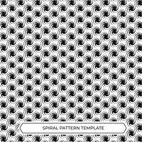 spiral pattern background vector