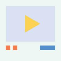 Video Player Streaming vector