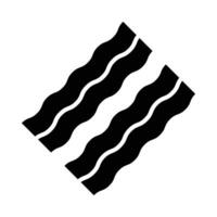 Bacon Vector Glyph Icon For Personal And Commercial Use.