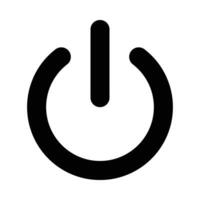 Power Button Vector Glyph Icon For Personal And Commercial Use.