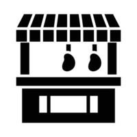 Butcher Shop Vector Glyph Icon For Personal And Commercial Use.